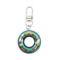 Printed Resin Swim Ring Clip Keychains in Eight Colors view 5