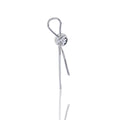 Slender Knot Brooch In 2 Styles With Polished Metal Details view 1