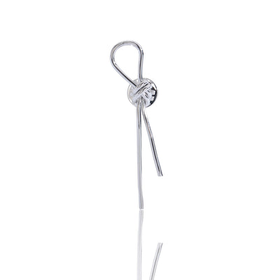 Slender Knot Brooch on white background