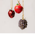 Hinged Fruit Egg Pendant Necklace In Three Designs view 5