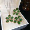 Green Flower Set