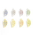 Polished Gold Silver Leaf Alloy Charms in 8 Styles view 5