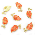 Colorful Enamel Leaf Charm Collection for Jewelry Making view 6