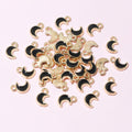 Tiny Crescent Moon Enamel Alloy Charms in Seven Colors view 4