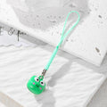 Miniature Green Frog Bell Phone Strap Charms in Six Designs view 7