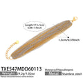 Multi Strand Layered Snake Chain Necklace And Bracelet Set view 9