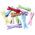 Colorful Painted Metal Alligator Hair Clips in Six Sizes view 2