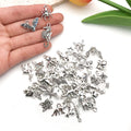 Antique Silver Insect Metal Charms for Jewelry and Craft Projects view 2