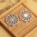 Round Sunburst Dreamcatcher Metal Connector Components view 4