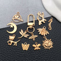 Gold-Tone Seashell Metal Charms with 15 Listed Options view 3