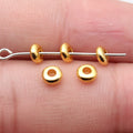 Plain Ring Spacer Beads in Detailed Metal Finishes for Jewelry Making view 4
