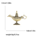 Enamel Genie Lamp Brooch in Five Metallic Colorways view 8