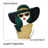 Green Hair Woman