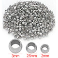 Smooth Metal Open Crimp Covers in Three Sizes and Finishes view 8