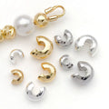 C Shaped Metal Crimp Covers in Three Sizes and Three Finishes view 3
