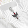 Gothic Bat, Butterfly, Cross and Candelabra Lobster-Clasp Charms view 3