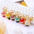 Jeweled Dome Mushroom Keychains in Six Colors plus Assorted Option view 10