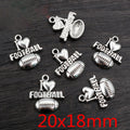 Assorted Sports Charms with Rackets Balls and Shuttlecocks view 3