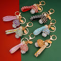 Striped Mushroom Fortune Loop Keychains in Seven Colors plus Assorted Option view 1