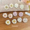 Daisy Stud Earrings in Six Soft Pastel Colorway Designs view 3