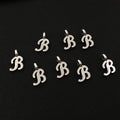 Metallic Alphabet Letter Metal Charms with 27 Listed Options view 8