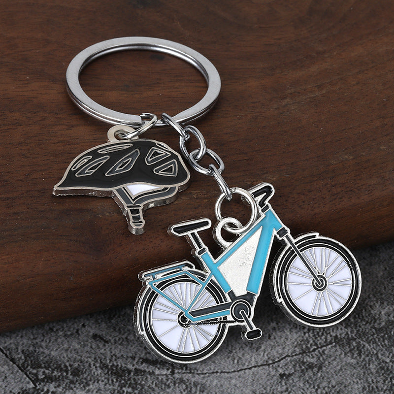 Mini Bicycle Zinc Alloy Keychain Gift Pendant Accessory