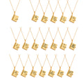 Engraved Openable Book Pendant Necklace in Three Metal Finishes view 5