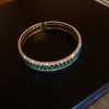 Green Baguette Silver