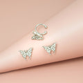 Clear Look Butterfly Three Piece Ear Sets in Two Finishes view 3