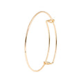 Expandable Wire Bangle Bracelets Gold Silver Rose Gold view 5
