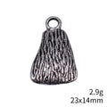 Antique Silver Textured Irregular Metal Pendants Three Shapes view 5
