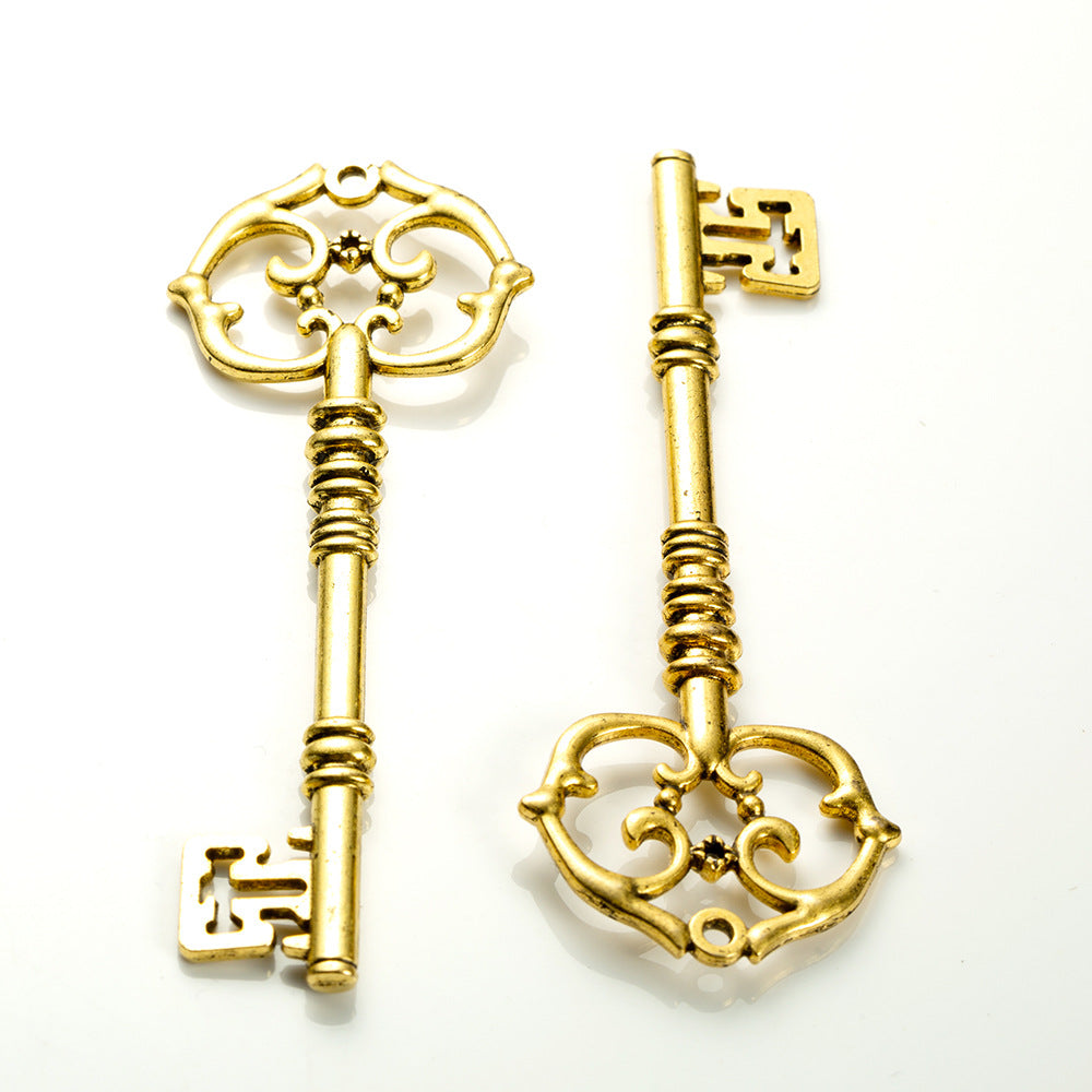 Vintage Double-Sided Key Pendant