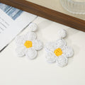 Seed Bead Flower Bottle Tassel Drop Earrings Seven Styles view 6