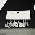 Western Horseshoe Hat Boot and Star Earring Set with Metal Charm Hardware view 3