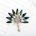 Peacock Metal Brooch Pin for Jackets and Lapels Pictured Design view 5