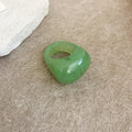 Resin Chunky Open Rings Twelve Colors Pink Blue Green Brown view 6