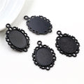 Small Oval Metal Pendant Trays in Four Finish Options view 4