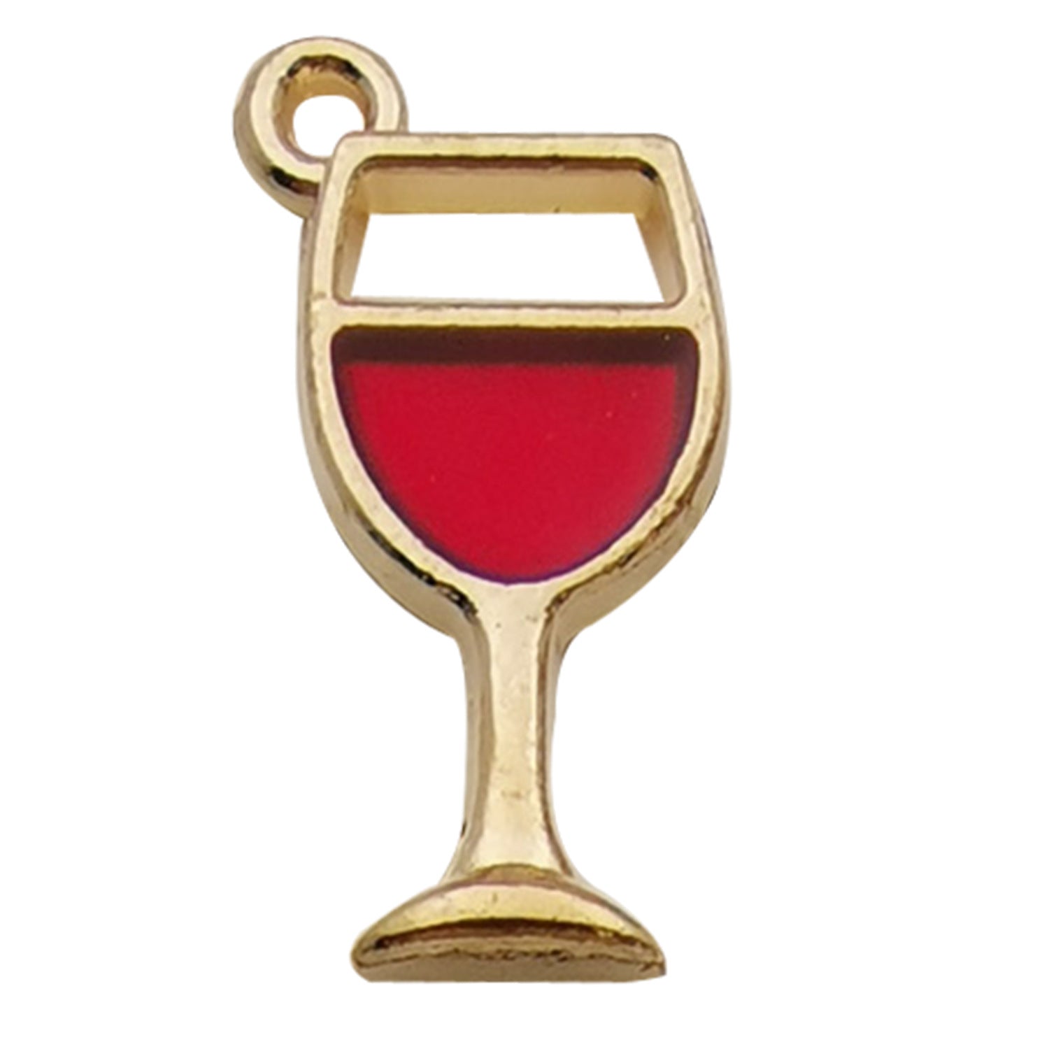 Green Enamel Zinc Alloy Wine Bottle Beer Cup Bottle Cap Charm Pendants for DIY Jewelry