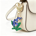 Rose, Sunflower and Flower Charm Keychains in 27 Pictured Variations for Bags and Keys view 3