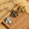Detailed Bee Metal Pendant Charm For Jewelry Making view 3