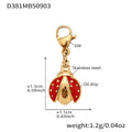 Heart Ladybug Chili and Medal Charm Necklace Collection in Gold Tone view 7