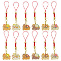 Horse Motif Phone Straps and Number Tag Clasp Charms for Accessory Making view 5