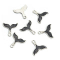 Colorful Enamel Whale Tail Pendant Charms in 12 Styles view 10