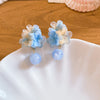 Blue Floral Drop
