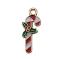 Enamel Zinc Alloy Santa Claus Reindeer Tree Snowflake Charm Pendant for Christmas Jewelry