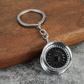 Metal Mesh Wheel Keychain In Six Color Combinations view 7
