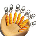 Resin Mini Baguette Bread Keychains Random Mixed Styles view 5