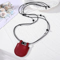 Leather Mini Pouch Cord Necklaces Vase Bag 6 Styles view 5