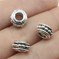 10x10x6mm 1.8g Zinc Alloy Large Hole Spacer Beads for Bracelet Necklace Jewelry Making Crafts