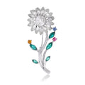 Sunflower Two Designs Metal Brooch Pin for Jackets and Lapels view 6